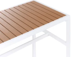 Outlet Beliani AVETRANA Metallo Marrone/Bianco Bianco Marrone