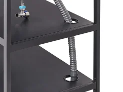 Outlet Beliani AVETRANA Metallo Nero Marrone Nero