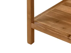 Hot Beliani VENOSA Legno d'acacia Marrone/Nero Marrone Marrone Nero