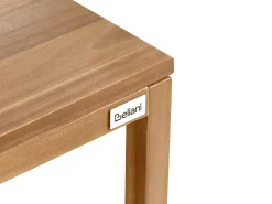 Hot Beliani VENOSA Legno d'acacia Marrone/Nero Marrone Marrone Nero