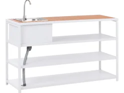 Discount Beliani AVETRANA Metallo Marrone/Bianco Bianco Marrone