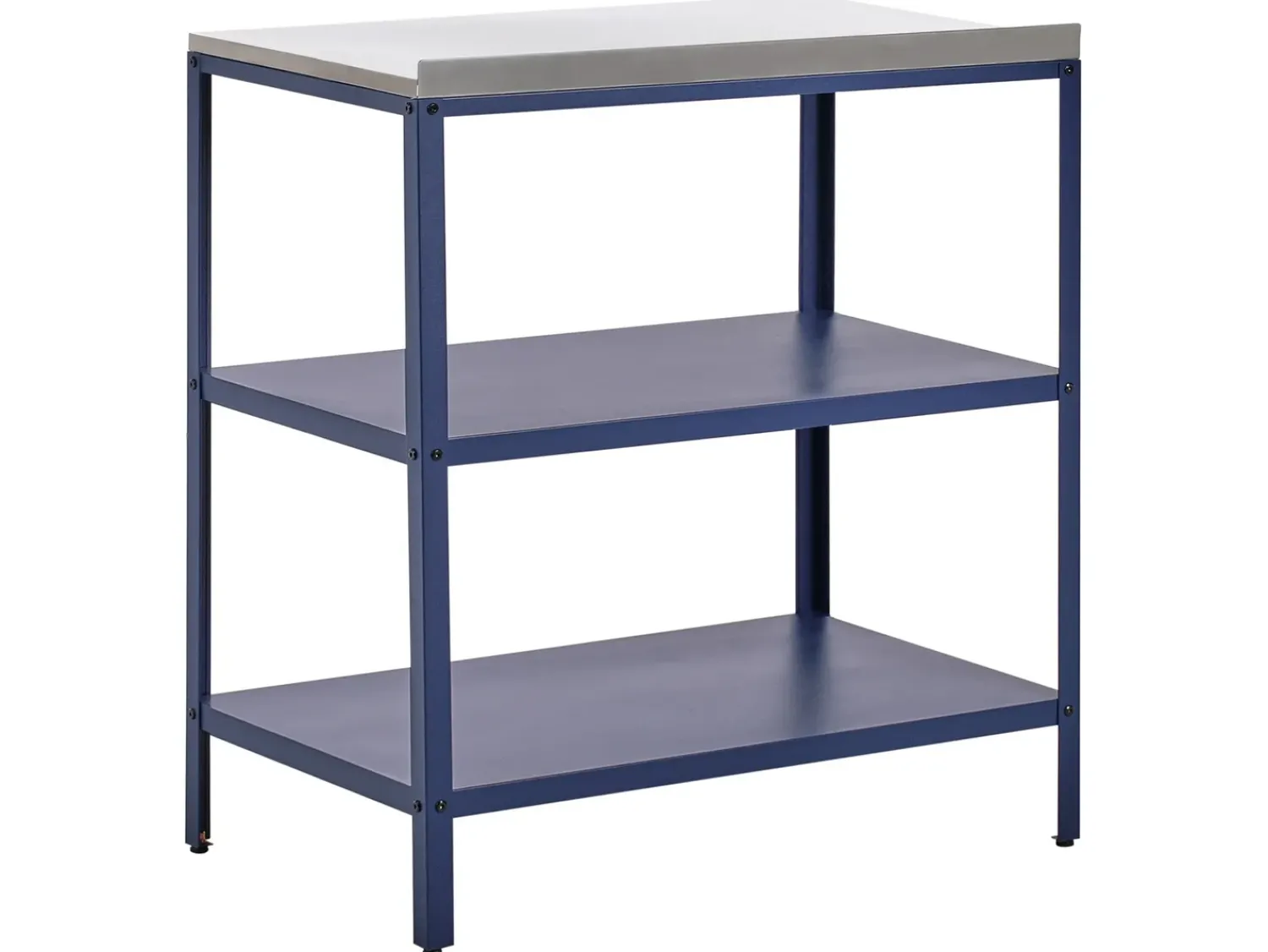 New Beliani Isola per cucina esterna VILAMA Blu Blu Argento