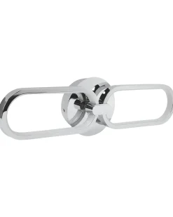 Hot Beliani Lampada da parete a LED KRANG Metallo Argento