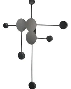 Online Beliani Lampada da parete a LED MARIATO Metallo Nero