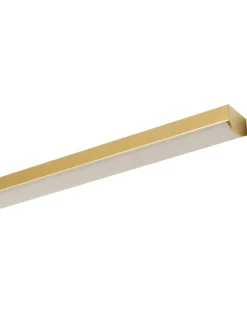 Online Beliani Lampada da parete a LED NUEVO Metallo Oro Nero Oro