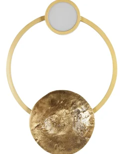 New Beliani Lampada da parete a LED PONUGA Metallo Oro