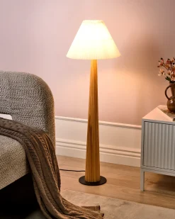 Outlet Beliani ALIGIDE Legno Naturale Bianco Naturale