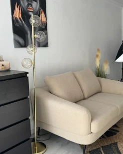 Best Beliani ANADYR Vetro Beige Beige Oro