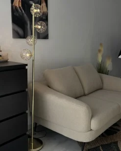 Best Beliani ANADYR Vetro Beige Beige Oro