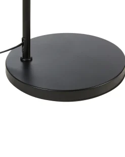 New Beliani Lampada da pavimento BERNICA Rattan Naturale Marrone Nero