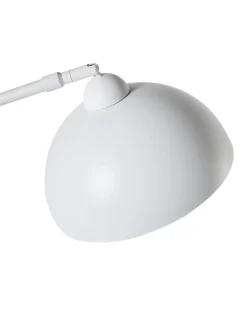 Clearance Beliani Lampada da pavimento CAGAYAN Metallo Bianco