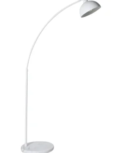Clearance Beliani Lampada da pavimento CAGAYAN Metallo Bianco