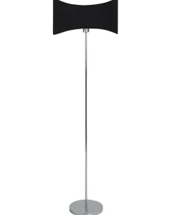 Clearance Beliani Lampada da pavimento CALVILLO Metallo Argento Argento Nero