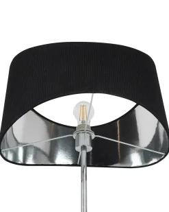 Clearance Beliani Lampada da pavimento CALVILLO Metallo Argento Argento Nero