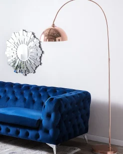 Best Beliani Lampada da pavimento CANDELLA Metallo Rame