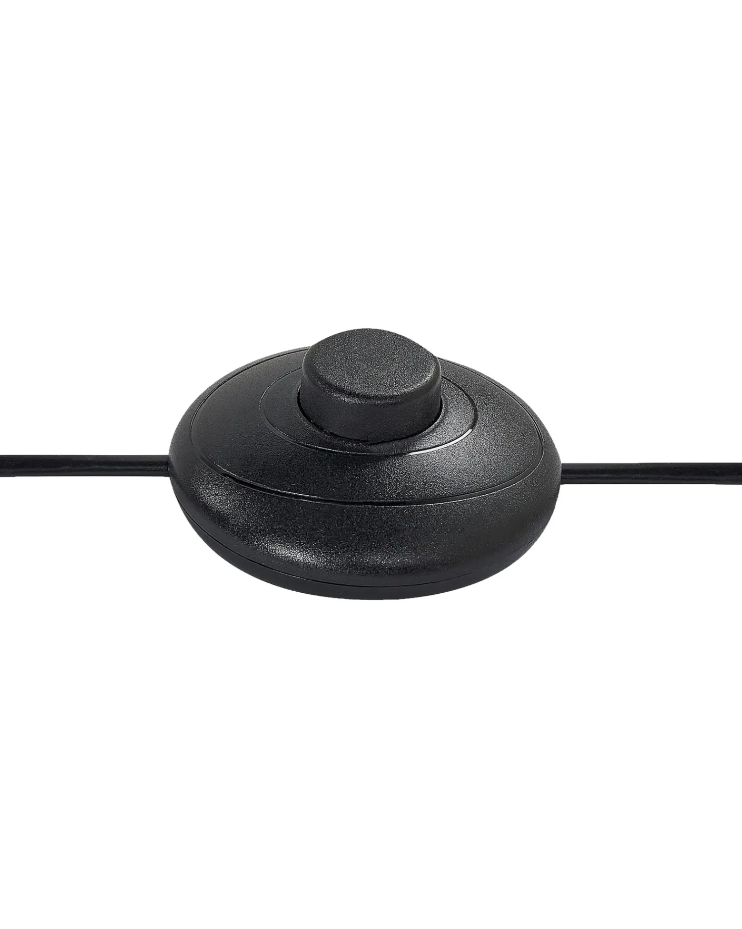 Beliani Lampada da pavimento CARONI Lino Beige Beige Nero