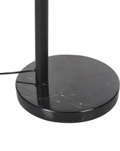 Beliani Lampada da pavimento CARONI Lino Beige Beige Nero