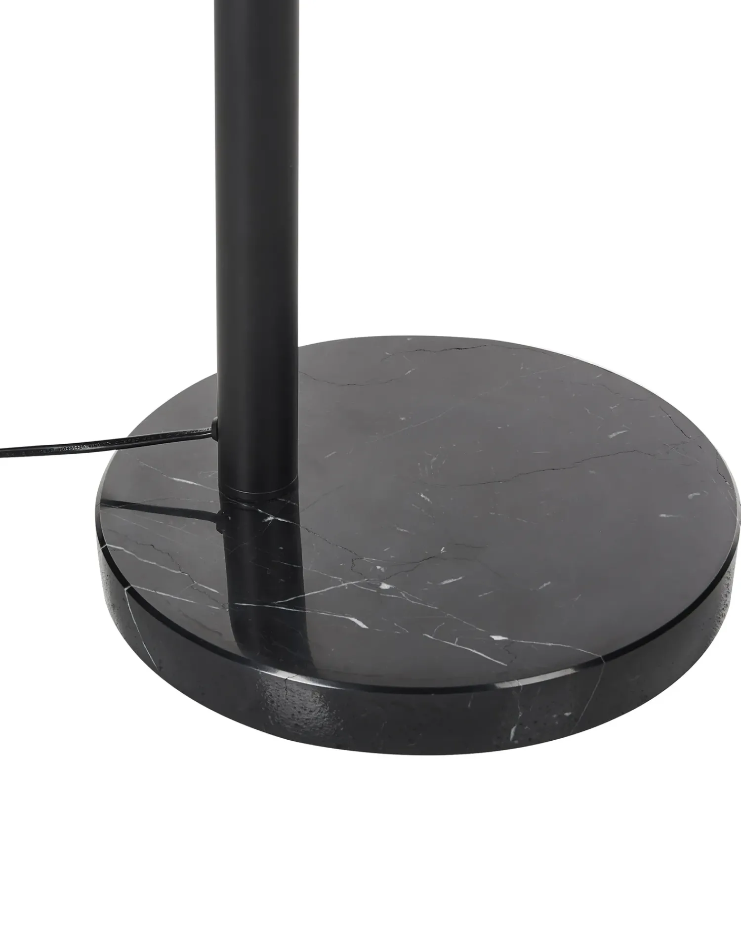 Beliani Lampada da pavimento CARONI Lino Beige Beige Nero