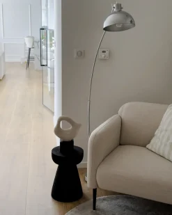 Sale Beliani Lampada da pavimento DINTEL Metallo Argento