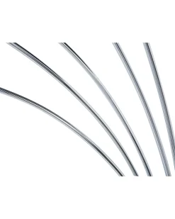 New Beliani Lampada da pavimento FLINDERS Regolabile Metallo Argento Argento Nero