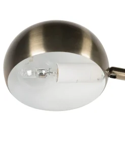 Outlet Beliani Lampada da pavimento FLINDERS Regolabile Metallo Oro