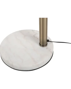 Outlet Beliani Lampada da pavimento FLINDERS Regolabile Metallo Oro