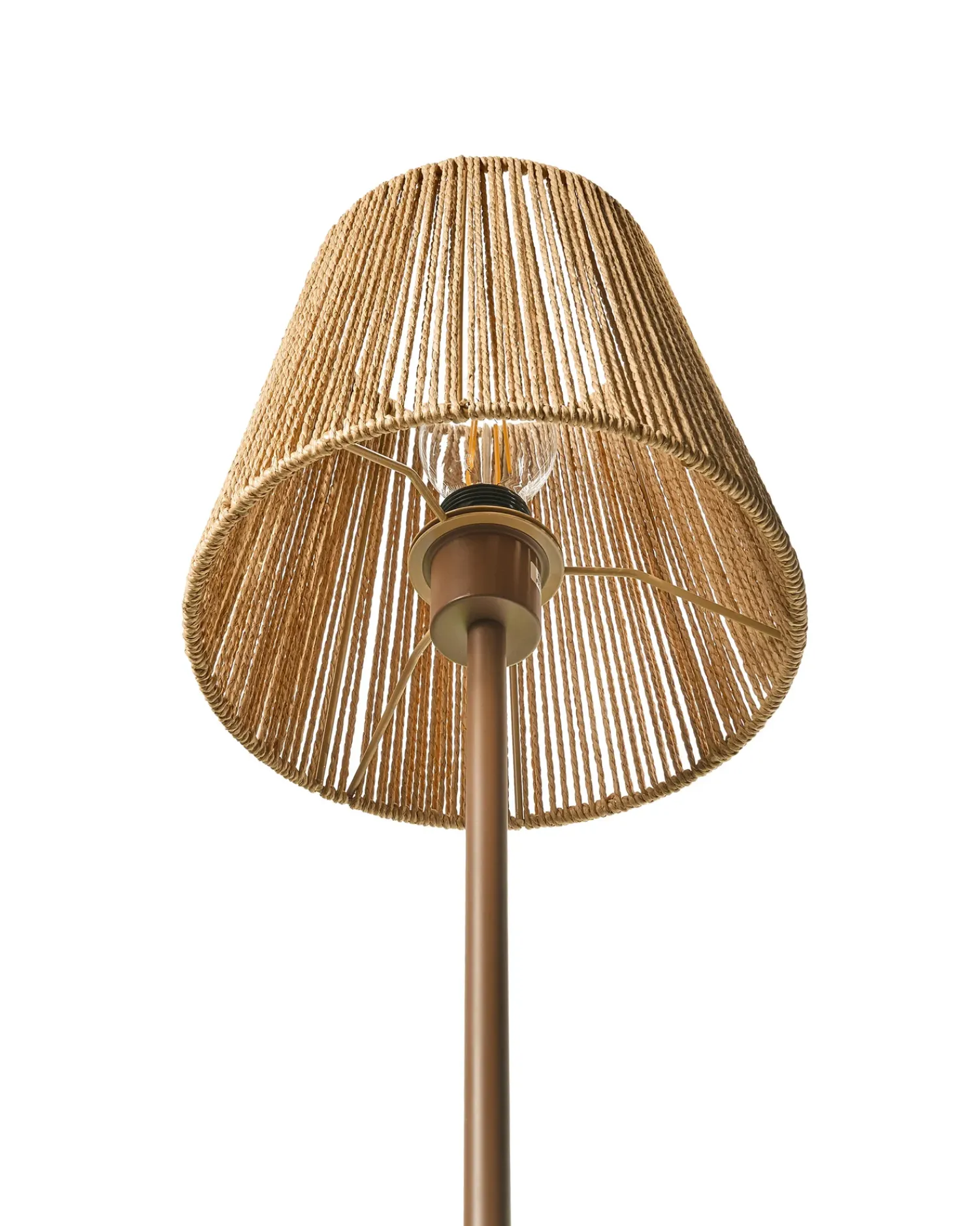 Outlet Beliani HANGER Metallo Marrone