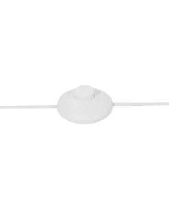 Beliani Lampada da pavimento JIKAWO Metallo Rosa Bianco Rosa