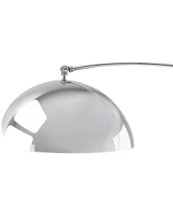 Best Beliani Lampada da pavimento KAMA Metallo Argento Argento Nero