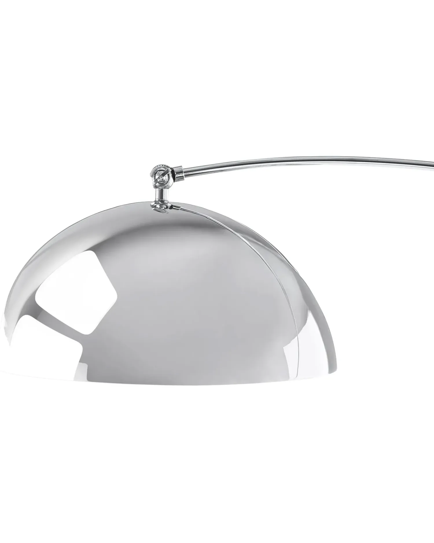 Best Beliani Lampada da pavimento KAMA Metallo Argento Argento Nero