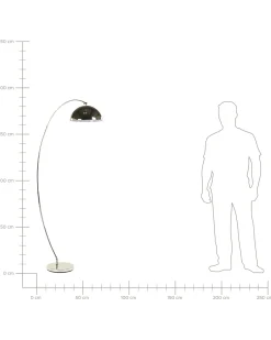 Clearance Beliani Lampada da pavimento KAMA Metallo Oro