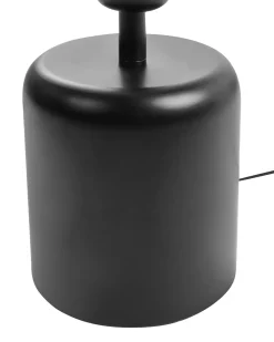 Hot Beliani Lampada da pavimento KRIOS Metallo Nero Beige Nero