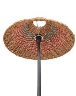 Online Beliani Lampada da pavimento KYOGA Corda di carta Beige Beige Blu Nero Rosa