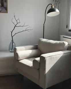 Hot Beliani Lampada da pavimento LENNON Regolabile Metallo Nero Bianco Nero Oro