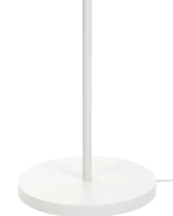 Discount Beliani Lampada da pavimento LOURENS Metallo Bianco sporco Bianco Beige