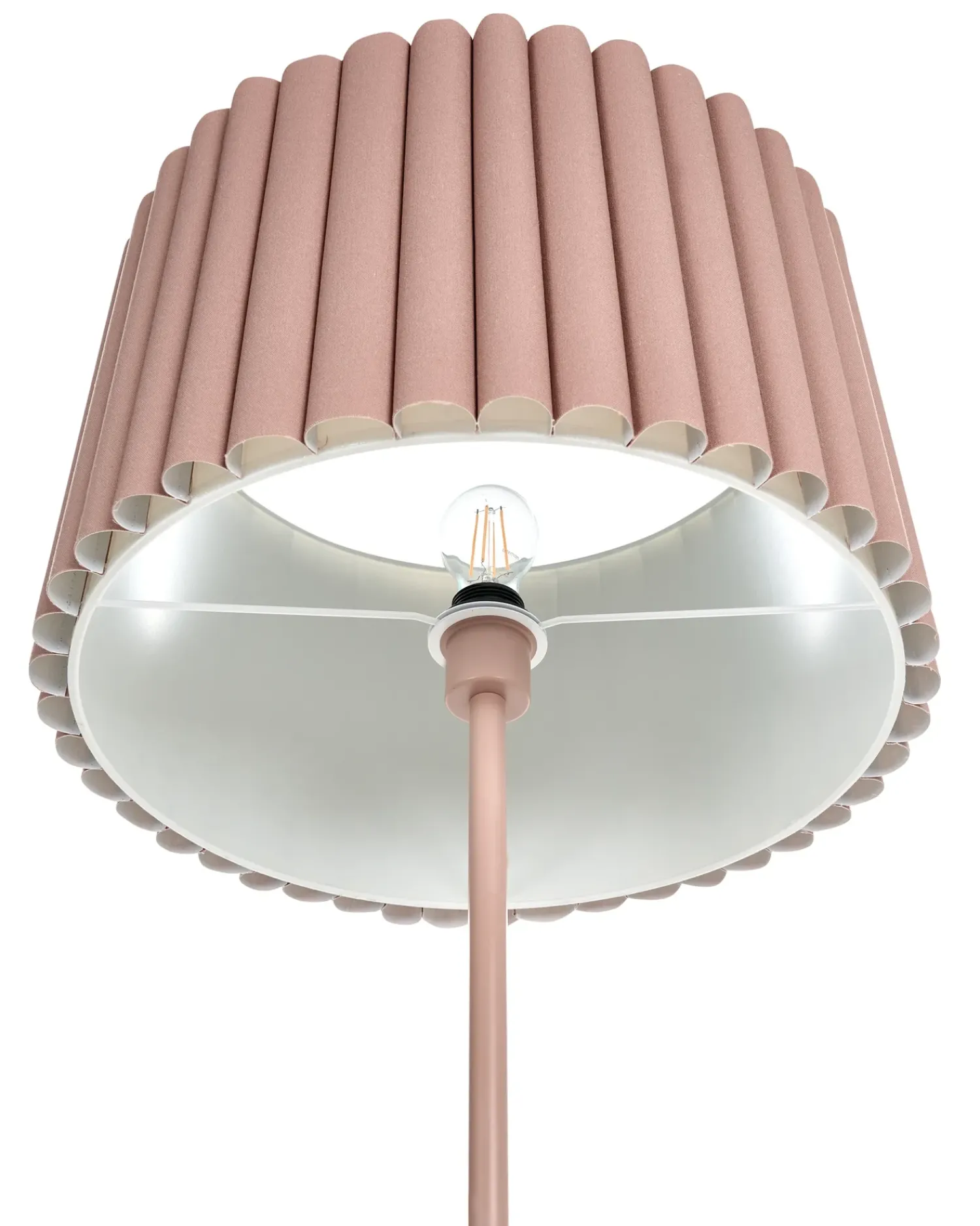 Outlet Beliani Lampada da pavimento LOURENS Metallo chiaro Marrone