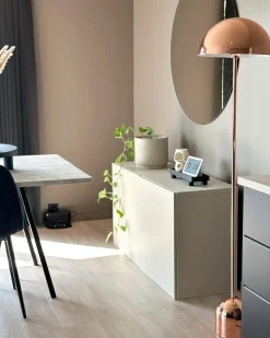 Hot Beliani MACASIA Metallo Rame Bianco Rame Nero