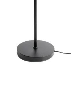 Hot Beliani Lampada da pavimento MAKETSI Metallo Nero Bianco Nero