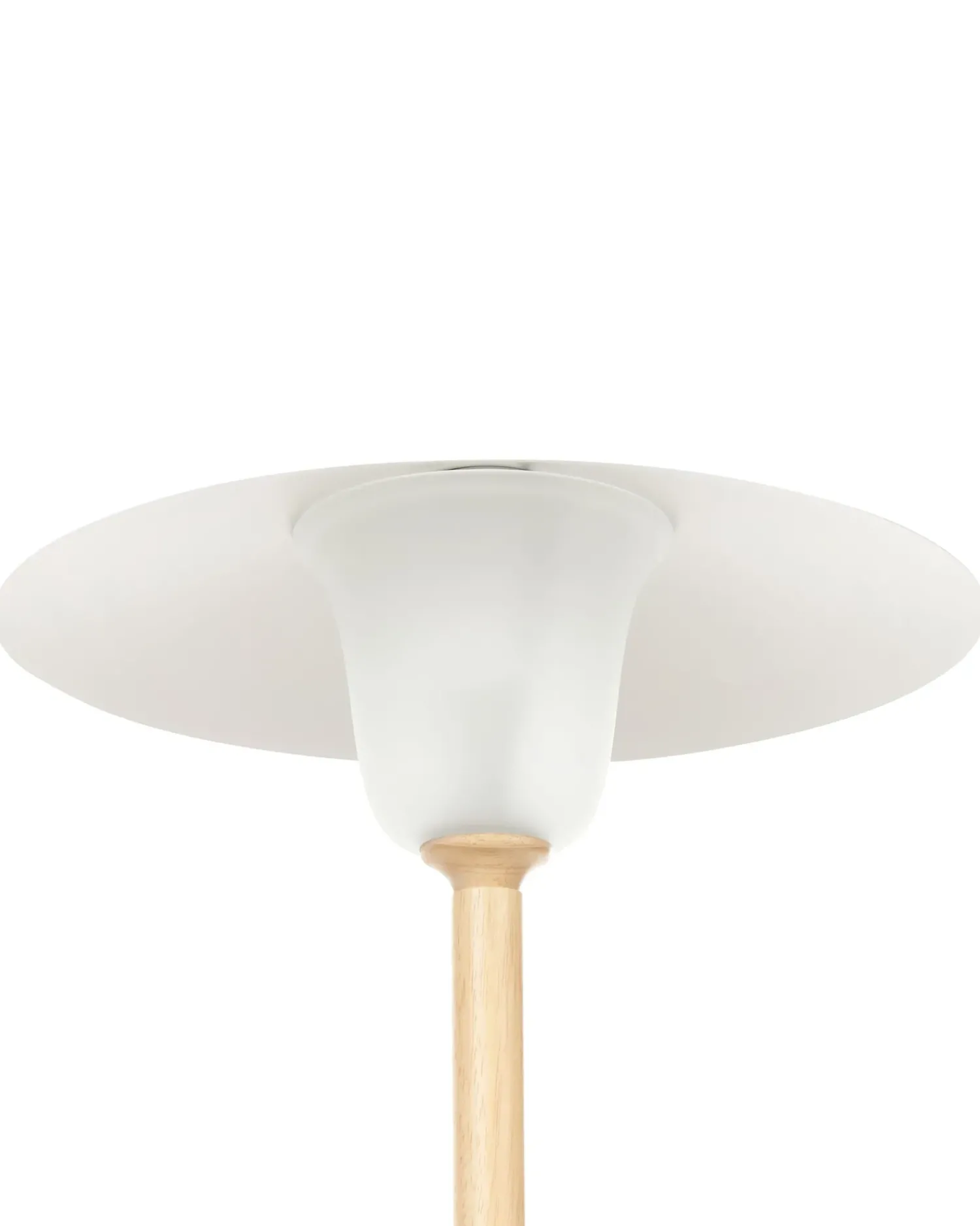 Best Beliani Lampada da pavimento MOPPY Legno di quercia Bianco Bianco Marrone