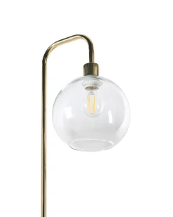 Clearance Beliani Lampada da pavimento OKAVANGO Metallo Oro Oro Trasparente