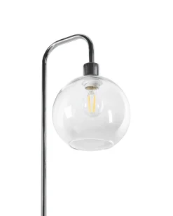 Clearance Beliani Lampada da pavimento OKAVANGO Metallo Argento Argento Trasparente