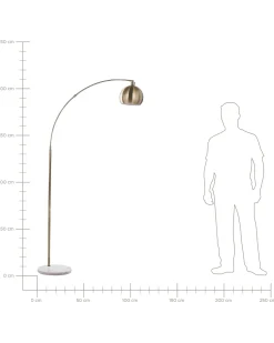 Clearance Beliani Lampada da pavimento PAROO Metallo Ottone