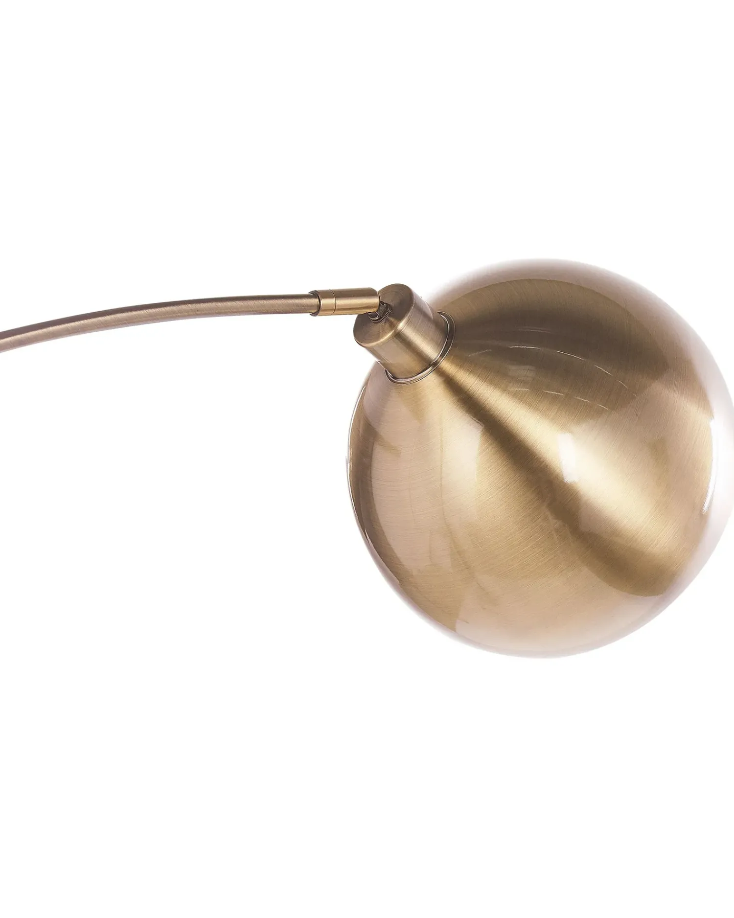 Clearance Beliani Lampada da pavimento PAROO Metallo Ottone