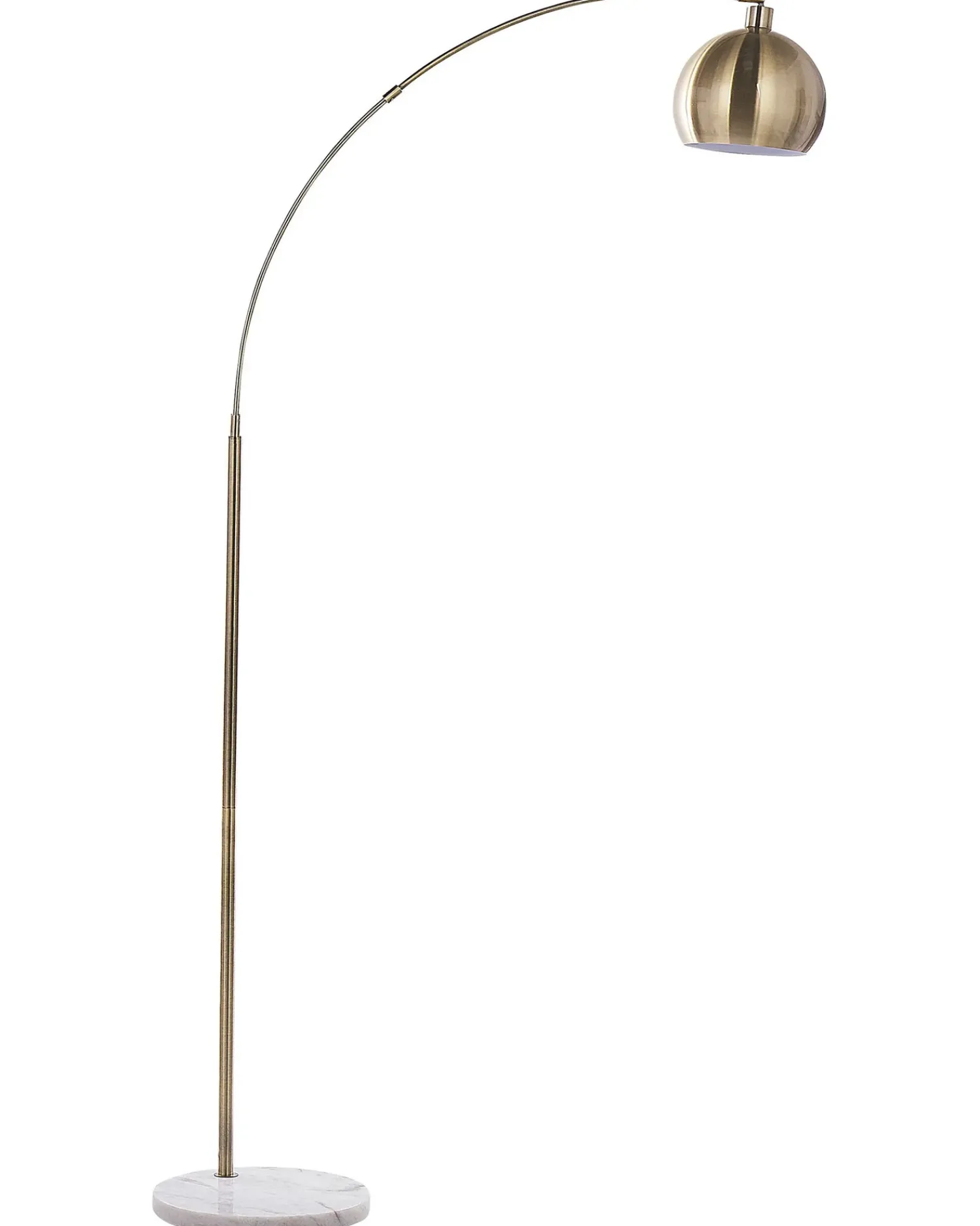 Clearance Beliani Lampada da pavimento PAROO Metallo Ottone