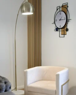 Clearance Beliani Lampada da pavimento PAROO Metallo Ottone