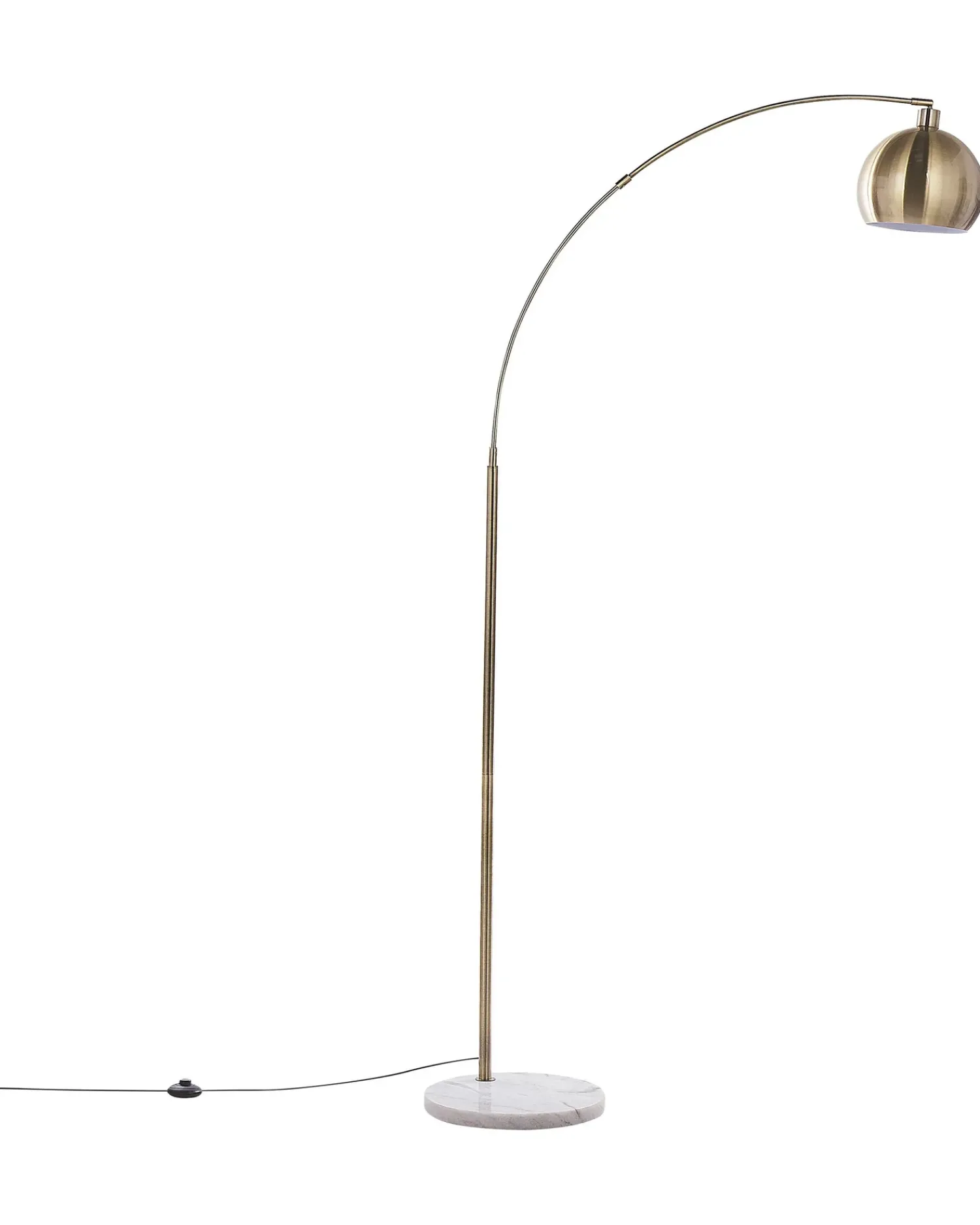 Clearance Beliani Lampada da pavimento PAROO Metallo Ottone