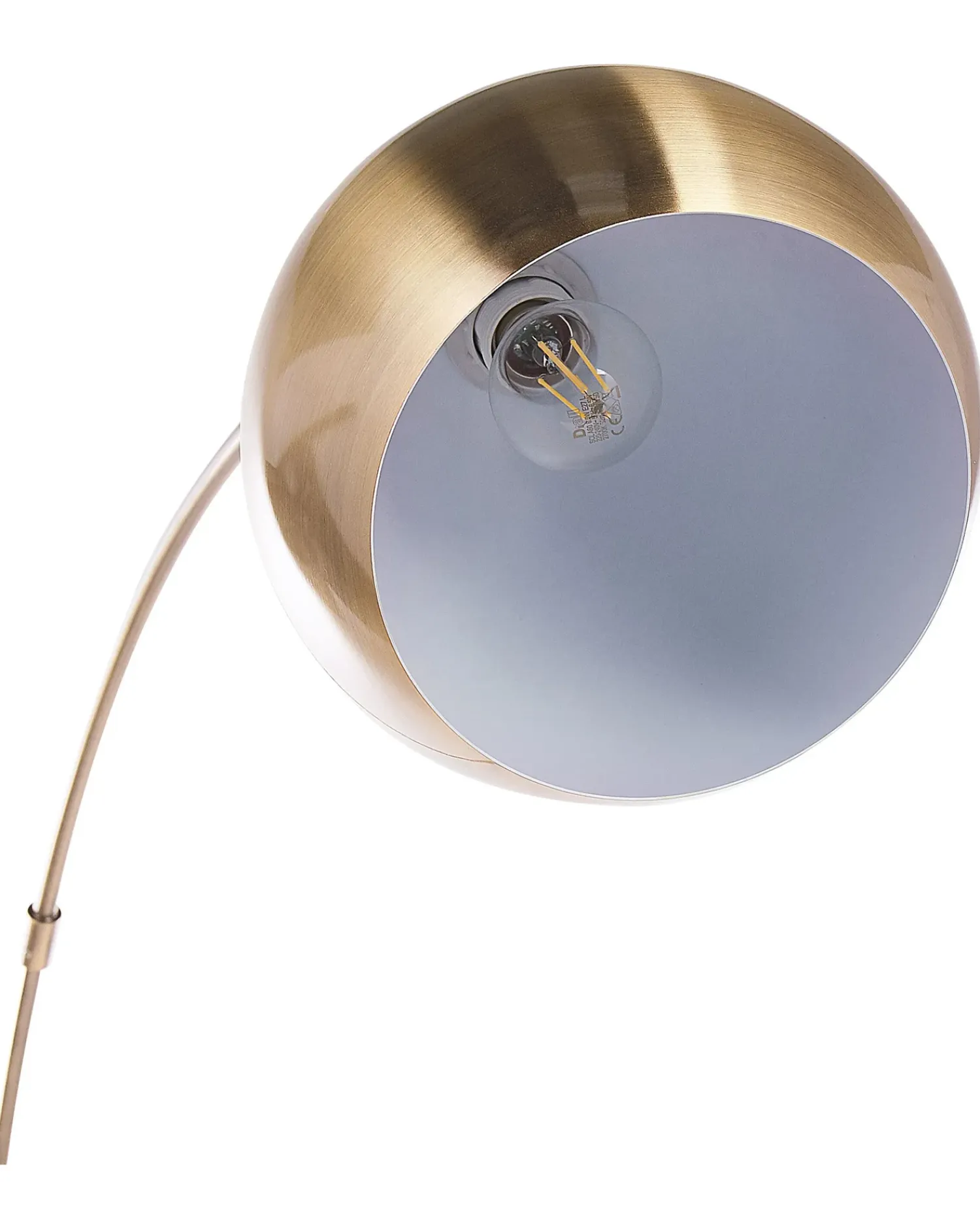 Clearance Beliani Lampada da pavimento PAROO Metallo Ottone