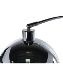 New Beliani Lampada da pavimento PAROO Metallo Argento