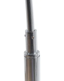 New Beliani Lampada da pavimento PAROO Metallo Argento