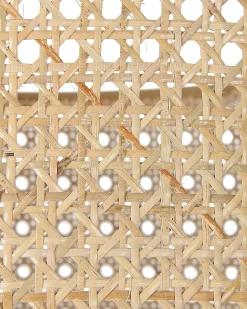 Beliani Lampada da pavimento PENTON Rattan Naturale
